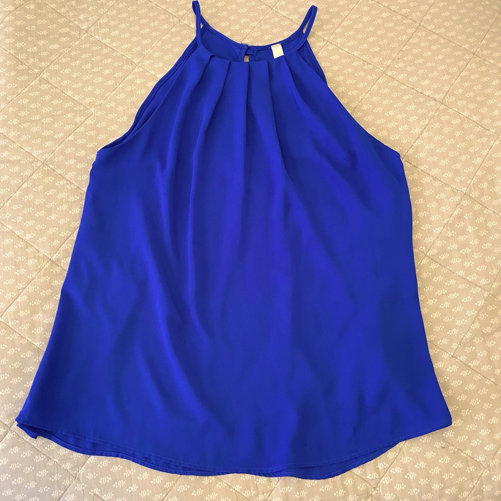 Bright Blue Blouse